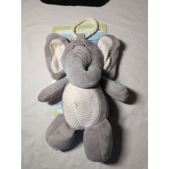 Kelly Baby Plush Elephant Clip On Pram Toy - Picture 1 of 5